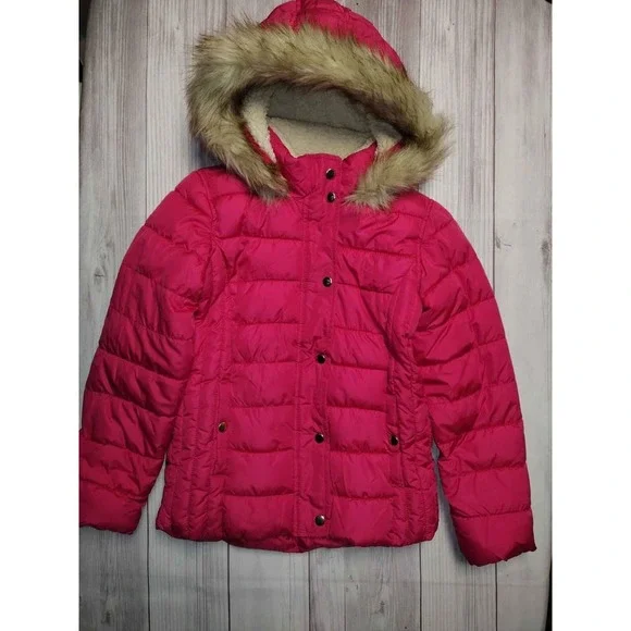 Girl's Old Navy pink winter Jacket Size Large 10/12